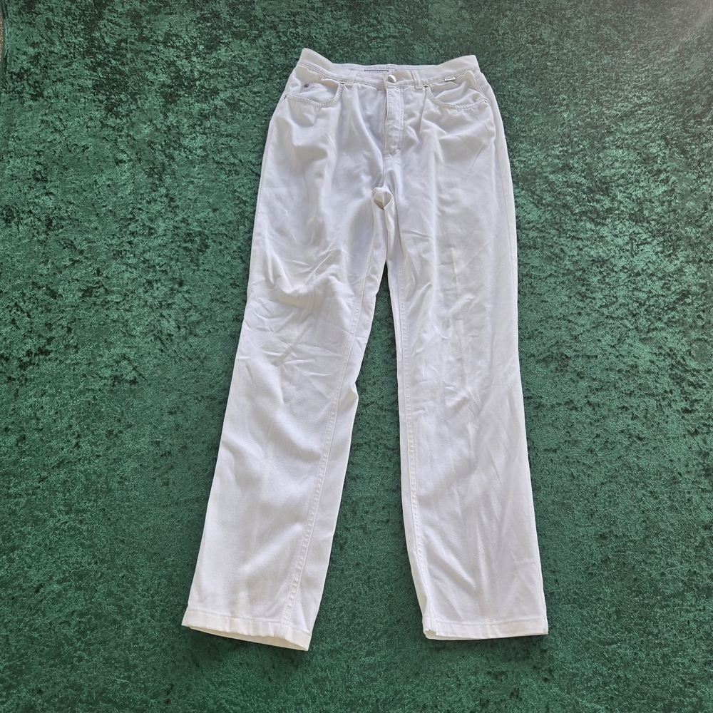 Escada High Rise White Jeans - Picture 5 of 12